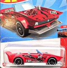 Load image into Gallery viewer, Hot Wheels 2022 Track Manga Red #50 Spoiler Alert 1/5 New Long Card
