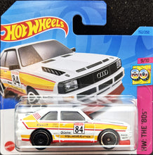 Load image into Gallery viewer, Hot Wheels 2023 &#39;84 Audi Sport Quattro White #152 HW: The &#39;80s 9/10 New
