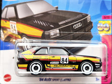 Load image into Gallery viewer, Hot Wheels 2023 &#39;84 Audi Sport Quattro Black #152 HW: The &#39;80s 9/10 New
