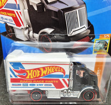 Load image into Gallery viewer, Hot Wheels 2023 Hiway Hauler 2 Black #130 HW Haulers 5/5 New Long Card
