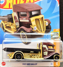 Load image into Gallery viewer, Hot Wheels 2023 Fast-Bed Hauler Dark Maroon #11 HW Haulers 2/5 New Long Card
