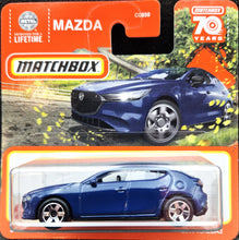 Load image into Gallery viewer, Matchbox 2023 2019 Mazda 3 Dark Blue MBX Highway #50/100 New
