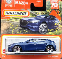 Load image into Gallery viewer, Matchbox 2023 2019 Mazda 3 Dark Blue MBX Highway #50/100 New
