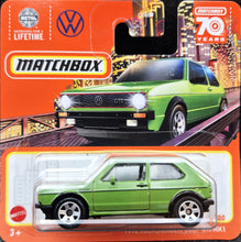 Load image into Gallery viewer, Matchbox 2023 1976 Volkswagen Golf GTI MK1 Green #97 MBX Metro New
