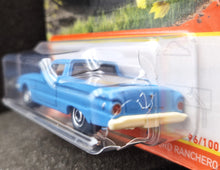 Load image into Gallery viewer, Matchbox 2021 1961 Ford Ranchero Sky Blue #96 MBX Highway New Long Card - Damaged
