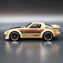 Load image into Gallery viewer, Hot Wheels 2023 Mazda RX-7 Dark Gold Japanese Car Culture Themed Multipack Loose
