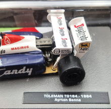 Load image into Gallery viewer, Altaya Formula 1 Collection Toleman TG184 - 1984 Ayrton Senna 1:43 Die Cast Model
