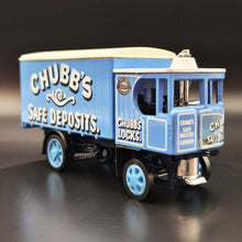 Load image into Gallery viewer, Matchbox 1929 Garrett Steam Wagon Chubb&#39;s Safe Blue Models Of Yesteryear Y-37
