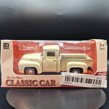 Load image into Gallery viewer, Explorafind 1956 Style Ford Pickup Beige 1:32 Die Cast Pickup Truck
