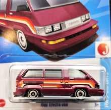 Load image into Gallery viewer, Hot Wheels 2023 1986 Toyota Van Burgundy #95 HW J-Imports 6/10 New Long Card
