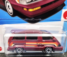 Load image into Gallery viewer, Hot Wheels 2023 1986 Toyota Van Burgundy #95 HW J-Imports 6/10 New Long Card
