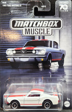 Load image into Gallery viewer, Matchbox 2023 1965 Ford Mustang GT Pearl White Matchbox Muscle 5/6 New Long
