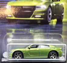 Load image into Gallery viewer, Matchbox 2023 2018 Dodge Charger Green Matchbox Muscle 3/6 New Long Card
