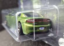 Load image into Gallery viewer, Matchbox 2023 2018 Dodge Charger Green Matchbox Muscle 3/6 New Long Card
