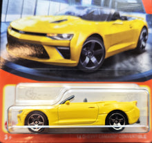 Load image into Gallery viewer, Matchbox 2023 &#39;16 Chevy Camaro Convertible Yellow #33 MBX Showroom New Long Card
