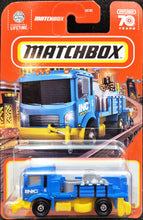 Load image into Gallery viewer, Matchbox 2023 Road Stripe King Yellow/Blue MBX Metro #55/100 New Long Card
