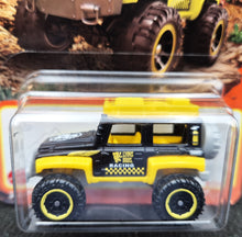 Load image into Gallery viewer, Matchbox 2023 Dune Dog Yellow/Black #65 MBX Off-Road New Long Card
