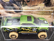 Load image into Gallery viewer, Hot Wheels 2023 &#39;17 Ford F-150 Raptor Emerald Green Mud Runners 3/5 New Long Card
