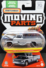 Load image into Gallery viewer, Matchbox 2023 1964 Chevy C10 Pickup Silver Moving Parts Series 28/54 New
