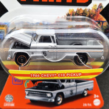 Load image into Gallery viewer, Matchbox 2023 1964 Chevy C10 Pickup Silver Moving Parts Series 28/54 New
