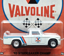 Load image into Gallery viewer, Hot Wheels 2020 &#39;63 Studebaker Champ White Vintage Oil 4/5 Pop Culture New
