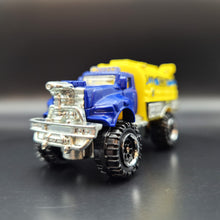 Load image into Gallery viewer, Matchbox 2015 Flame Smasher Blue &amp; Yellow #71 MBX Heroic Rescue
