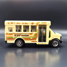 Load image into Gallery viewer, Matchbox 2012 GMC School Bus Cream Yellow #120 MBX National Park 10/10
