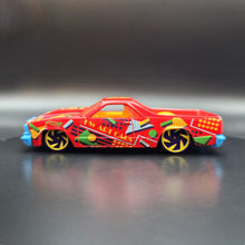 Load image into Gallery viewer, Hot Wheels 2021 &#39;80 El Camino Red #44 HW Art Cars 3/10
