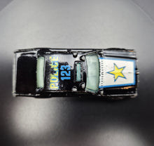 Load image into Gallery viewer, Hot Wheels 1996 Sheriff Patrol Car (Dodge Monaco) Black #59 Mainline Series
