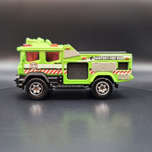 Load image into Gallery viewer, Matchbox 2014 Blaze Blitzer Lime Green #88 MBX Heroic Rescue
