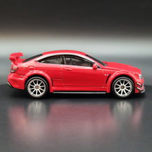 Load image into Gallery viewer, Hot Wheels 2022 &#39;12 Mercedes Benz C63 AMG Coupe Red Deutschland Design 4/5
