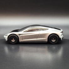 Load image into Gallery viewer, Hot Wheels 2022 Tesla Roadster Silver American Scene Car Culture 5/5
