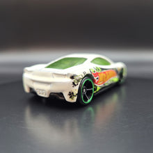 Load image into Gallery viewer, Hot Wheels 2013 Ferrari 458 Challenge Pearl White #81 HW Stunt - HW Drift Race
