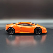 Load image into Gallery viewer, Hot Wheels 2016 Lamborghini Huracan LP 610-4 Orange #76 HW Exotics 6/10
