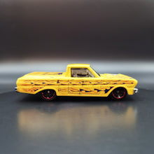 Load image into Gallery viewer, Hot Wheels 2015 &#39;65 Ford Ranchero Yellow #212 HW Workshop - Heat Fleet
