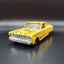 Load image into Gallery viewer, Hot Wheels 2015 &#39;65 Ford Ranchero Yellow #212 HW Workshop - Heat Fleet
