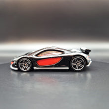 Load image into Gallery viewer, Hot Wheels 2017 McLaren P1 Black #363 Then &amp; Know 8/10
