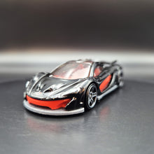 Load image into Gallery viewer, Hot Wheels 2017 McLaren P1 Black #363 Then &amp; Know 8/10
