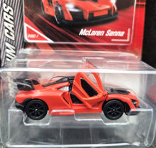 Load image into Gallery viewer, Majorette 2021 Lamborghini Senna Orange #248 Premium Cars New Long Card
