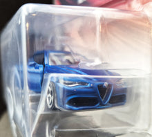 Load image into Gallery viewer, Majorette 2022 Alfa Romeo Giulia Blue #271 Premium Cars New Long Card
