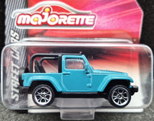 Load image into Gallery viewer, Majorette 2021 Jeep Wrangler Rubicon Blue #224 Street Cars New
