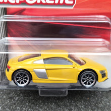 Load image into Gallery viewer, Majorette 2019 Audi R8 Mk2 Coupe Yellow #237 Street Cars New
