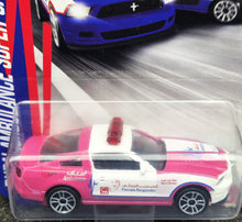 Load image into Gallery viewer, Majorette 2019 Ford Mustang Boss 302 White/Pink #204 Dubai Ambulance Series New
