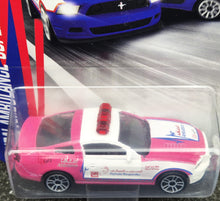 Load image into Gallery viewer, Majorette 2019 Ford Mustang Boss 302 White/Pink #204 Dubai Ambulance Series New
