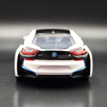 Load image into Gallery viewer, Rastar 2018 BMW i8 White 1:43 Diecast Model Car
