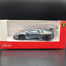 Load image into Gallery viewer, Rastar 2010 Lamborghini Murcielago LP67-4 Superveloce Dark Grey 1:43 Diecast Car
