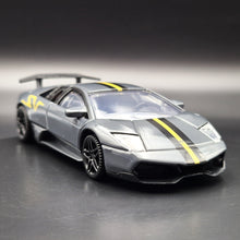 Load image into Gallery viewer, Rastar 2010 Lamborghini Murcielago LP67-4 Superveloce Dark Grey 1:43 Diecast Car
