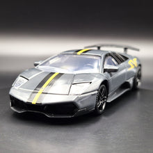 Load image into Gallery viewer, Rastar 2010 Lamborghini Murcielago LP67-4 Superveloce Dark Grey 1:43 Diecast Car
