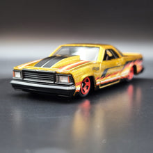 Load image into Gallery viewer, Hot Wheels 2022 &#39;80 El Camino Gold Ultra Hots 4/8

