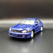 Load image into Gallery viewer, Welly 2002 Subaru Impreza WRX STI Blue #52241 1:60
